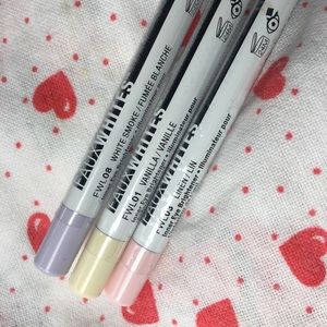 (☝︎ ՞ਊ ՞)☝︎ SOLD NWT NYX Faux Whites Eyeliners